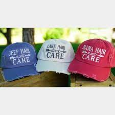 Ad Lake Hair Don T Care Love These Cute Hats And You Can Totally Customize Them With 10 Colors To Choose From And 24 Diff Lake Hair Styles Mama Hair Jeep Hair