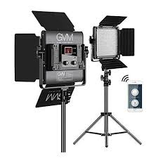 Gvm 2 Pack Led Video Lighting Kit Video Lighting App Control Video Production Equipment