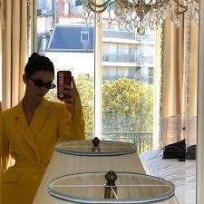 Usually keeping under the radar compared to her sisters like kim kardashian and. The Tailor Yellow House Of Holland Kendall Jenner On The Account Instagram Kendalljenner Spotern
