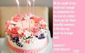 Maybe you would like to learn more about one of these? Beautiful Birthday Cake Images Wishes For Sister Best Wishes