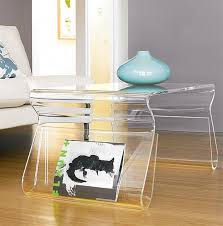 Magazine holder anum end table. Custom Modern Stylish Clear Acrylic Storage Furniture For Magazine Racks Perspex Table With Magazine Holder Buy Custom Modern Stylish Clear Acrylic Storage Furniture For Magazine Racks Perspex Table With Magazine Holder Transparent