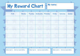 Details About Kids Blue Reward Chart A4 Reusuable Sticker Star Chart Free Pen Stickers