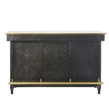 Meuble De Bar Coloris Laiton Et Noir Gotham Bar Furniture Bar Unit Bar Room