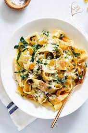 Pappardelle Pasta With Brown Butter Raisins And Wilted Kale Recipe Easy Pasta Dishes Pappardelle Pasta Vegetarian Recipes