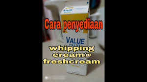 Cara membuat butter cream praktis dan gdanang. Cara Penyediaan Whipping Cream Freshcream Youtube
