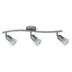 Aletta 27-inch 3-Light Brushed Nickel Dimmable Fixed Wave Linear Track Lightin    HM9504BN Hampton Bay