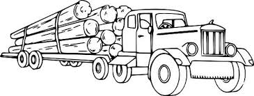 What do you think this truck might be carrying? Logging Semi Truck Coloring Page Download Print Online Coloring Pages For Free Color Nimbus