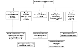 flow chart showing details of management of chronic