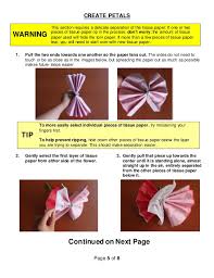 Lay your finished flowers on a sheet of art paper, place them how you'd like them, and then add details like stems and leaves with a. How To Make Tissue Paper Flowers Instructions