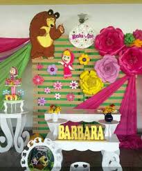 Decoracion de masha y el oso, kit para imprimir gratis. Decoracion De Masha Y El Oso Para Recreaciones Ibemar C A Pagina Facebook
