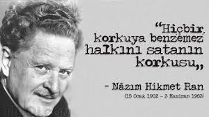 nazım hikmet ile ilgili görsel sonucu
