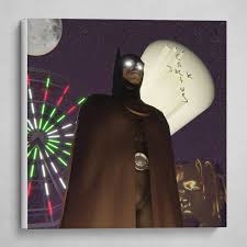 The photograph was ridiculed by travis scott's instagram. Astro Bat Travis Scott In A Batman Costume Canvas Print By Tiko