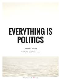 Everything Is Politics Picture Quotes