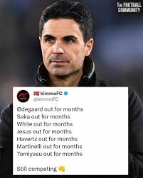 After very many injuries we are still strong arsenal for live