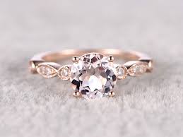 Morganite Engagement Rings Under 500 Is A Best Selling Line Round Morganite Engagement Ring Morganite Engagement Ring Rose Engagement Ring
