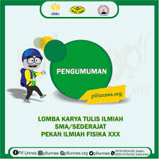 Namun jika disertai dengan sebuah ilustrasi, maka akan semakin mengundang minat baca. Pengumuman Lomba Karya Tulis Ilmiah Sma Sederajat Pekan Ilmiah Fisika Xxxii