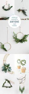 Minimal Diy Wreath Ideas To Spice Up Your Home Diy Wreath Christmas Diy Diy Crafts