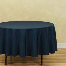 The most common round tables used in weddings and special events and the recommended table linen sizes are as follows Navy Round Tablecloth Polyester Table Cloth Various Sizes Tablecloths Kitchen Dining Linens Textiles