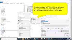 Now, for the first time, you can try solidworks premium online, anywhere, anytime, on any device through mysolidworks (no installation required!). Solidworks Add In For Windows File Explorer Openbom