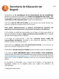 Correo electrónico entes de control: Informacion Refrigerios Escolares