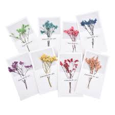 Anemone, chrysanthemum, scabiosa and spray rose bouquet Buy 10pc Dried Flower Festival Handwritten Blessing Greeting Card Wedding Invitation At Affordable Prices Free Shipping Real Reviews With Photos Joom