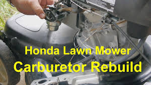 So how does honda differ? Rebuild A Honda Lawn Mower Carburetor Honda Gcv 160 Youtube