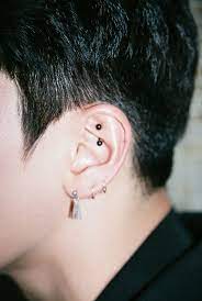 Ten Piercings Nct Ten Piercings Aestethic Boys Ear Piercings Earings Piercings Earrings