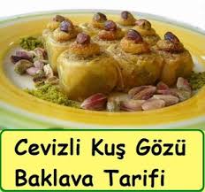 Cevizli Kus Gozu Baklava Tarifi Food Pasta Chicken