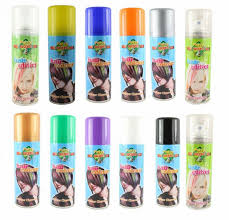 Wash Out Temporary Coloured Hair Spray Dance Party Hairspray 125ml Ebay Coloured Hair Spray Hair Color Spray Color Spray