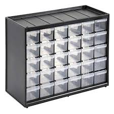 Stanley 1 93 980 Rangement Organiseurs Casier 5 Etages 30 Compartiments Casier Rangement Rangement Visserie Rangement