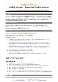 This mlt professional has a wide variety of diagnostic laboratory background and has. Medical Laboratory Technician Resume Samples Qwikresume