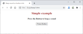 We have free and royalty free sound effects and clips for video editors, movie scores, game designers, and weekend sound warriors. How To Make Beep Sound In Javascript Javatpoint