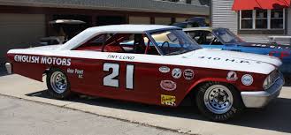 1963 Wood Brothers Ford Galaxy Driven By Tiny Lund Nascar Race Cars Nascar Photos Nascar Cars