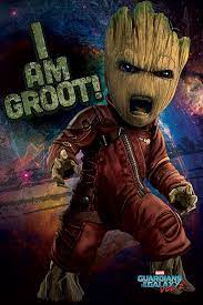 I am groot and the guardians of the galaxy. Guardians Of The Galaxy Vol 2 Angry Groot Poster Plakat Kaufen Bei Europosters