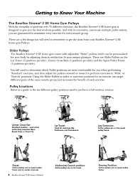 Getting To Know Your Machine The Bowflex Xtreme 2 Se Home