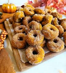 Mini Pumpkin Spice Donuts