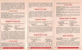Rumford Sugarless Recipes Wwii Ration Recipe Sheet Recipecurio Com