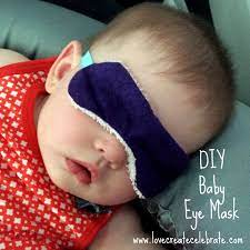 Diy Sleep Mask For Your Baby Love Create Celebrate Diy Sleep Mask Diy Eye Mask Diy Sleep