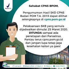 Pengumuman karawang 2019 cpns_3.pdf (p.26). Bpom Ri On Twitter Sahabatbpom Teruntuk Kalian Para Pejuang Cpns Badan Pom Hasil Dari Seleksi Kompetensi Dasar Skd Cpns Badan Pom Tahun Anggaran 2019 Sudah Dapat Dilihat Di Https T Co Vwngcx1xvl Selamat Untuk Yang Terus