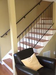 Home handrail of your home railing wrought iron railing and eyeball grabbing show inside your. Interior Metal Railings Seattle Wa Blackbird Iron Design