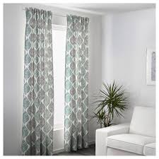 Fjaderklint 2 Gardinenschals Weiss Grun Ikea Deutschland Rideaux Ikea Rideau Store