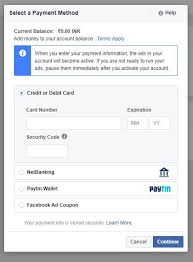 The users don't have to pay interest as long as they pay the bill by the due date. How To Pay For Facebook Ads In India With Paytm Rightly Digital