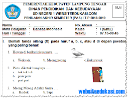 Ibu dan ayah bahagia melihat buah hati mereka selalu rukun. Soal Pas Uas Bahasa Indonesia Kelas 1 Semester 1 K13 Tahun 2018 2019 Websiteedukasi Com