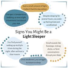 Always Waking Up Tired? You Might Be a Light Sleeper! Do you feel drained  no matter how many hours of sleep you get? Light sleepers are easily  disrupted by sounds, temperature changes,