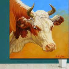 Tips on what paint, brushes, canvas, and easel to buy. Fashion Pop Art Oil Painting Wall Art Picture Cow Face Animal Printed Canvas Painting For Living Room Home Decor Unframed Painting Calligraphy Aliexpress