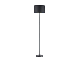 Moderne Stehlampe Rund O35cm 160cm Hoch Mit Stofflampenschirm In