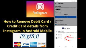 You can also tap the erica icon and say, i want to pay my credit card then follow the instructions (if you prefer, you can also type your message to erica). How To Remove Debit Card Credit Card Details From Instagram In Android Mobile Youtube