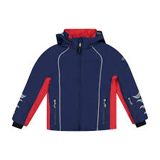 Bogner Boys Ski Jacket In Blue With Star Detail For Boys