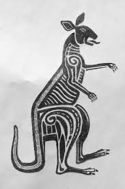 Aboriginal Kangaroo Aboriginal Art Animals Australian Animals Art