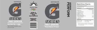 Final Gatorade Label With Updated Logo Gatorade Win A Trip Gatorade Bottle